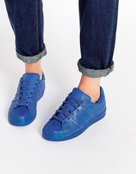 Синие кроссовки adidas Originals Superstar Super Colour