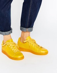 Желтые кроссовки adidas Originals Court Vantage Super Colour