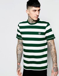 Рубашка в широкую полоску Fred Perry - Плющ
