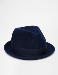 Мягкая фетровая шляпа из шерсти Goorin Rude Boy - Темно-синий