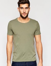 Футболка с круглым вырезом United Colors of Benetton - Хаки