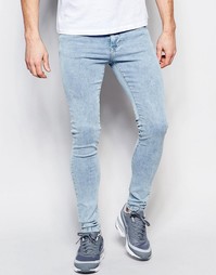 Супероблегающие джинсы скинни в стиле 80-х Dr Denim Leroy - 80s stone