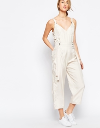 Комбинезон с ремешками ASOS - Кремовый
