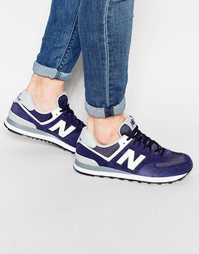 Кроссовки в университетском стиле New Balance 574 - Синий