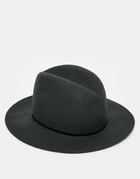 Мягкая фетровая шляпа с широкими полями Catarzi - Серый