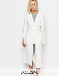 Куртка с завязками спереди House of Sunny Luxe - Слоновая кость