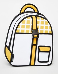 Рюкзак с пряжкой JumpFromPaper - Желтый