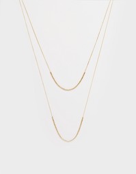 Многоярусное ожерелье Pieces Tashia - Золотой