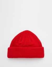 Красная шапка-бини мини в рыбацком стиле ASOS - Красный
