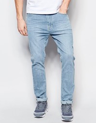 Голубые джинсы слим Dr Denim Leon