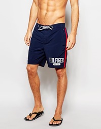 Пляжные шорты с логотипом Tommy Hilfiger - Темно-синий