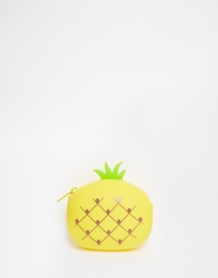 Силиконовый кошелек с дизайном ананаса ASOS - Желтый