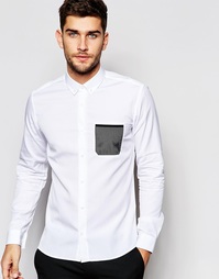 Рубашка слим Hugo By Hugo Boss - Белый