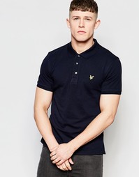 Поло с логотипом-орлом Lyle &amp; Scott Vintage - Новый темно-синий