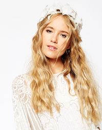 Повязка на голову с лилиями ASOS WEDDING - Белый