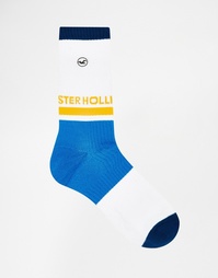 Носки с логотипом Hollister - Синий