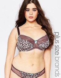 Бюстгальтер размера DD‑F Marie Meili Curve Christa - Mauve