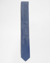 Шелковый галстук с квадратами Esprit - Синий