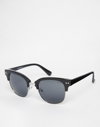 Черные солнцезащитные очки в стиле ретро AJ Morgan - Черный