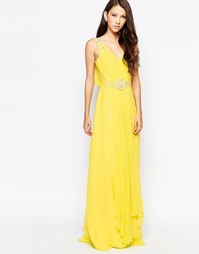 Платье макси Ashley Roberts специально для Key Collections - Желтый