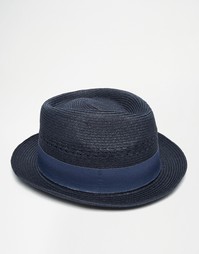 Соломенная шляпа‑федора Goorin Boogie - Темно-синий