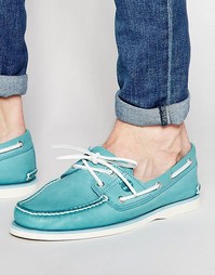 Классические кожаные мокасины Timberland - Синий