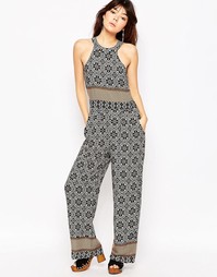 Комбинезон с мозаичным принтом и высоким воротом Brave Soul