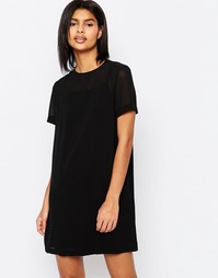 Цельнокройное платье ASOS - Черный