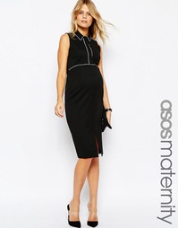 Платье миди для беременных ASOS Maternity - Черный