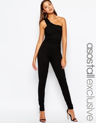 Комбинезон на одно плечо ASOS TALL - Черный