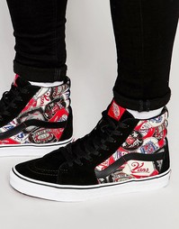 Черные кроссовки Vans Sk8-Hi VTS9IRR - Черный