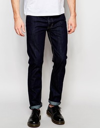 Темные джинсы классического кроя Threadbare - Синий