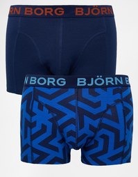 Набор из 2 боксеров‑брифов Bjorn Borg - Синий