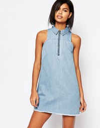 Джинсовое платье на молнии Vero Moda - Деним