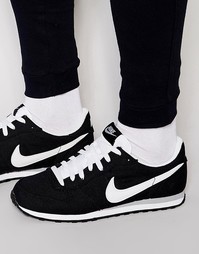 Кроссовки из парусины Nike Genicco 833400-010 - Черный