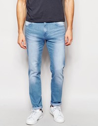 Облегающие эластичные джинсы синего цвета Waven Verner