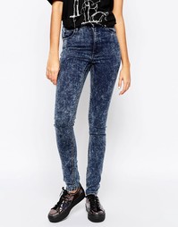 Джинсы Cheap Monday Second Skin - Синий Blue Blitz