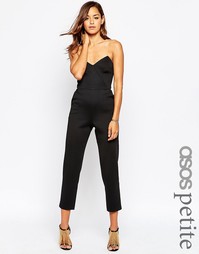 Комбинезон-бандо ASOS PETITE - Черный