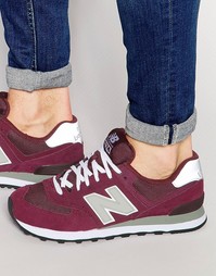 Кроссовки New Balance 574 - Красный