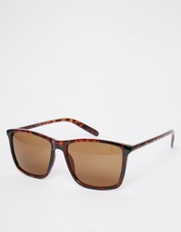 Квадратные солнцезащитные очки Jack &amp; Jones - Коричневый