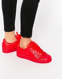 Красные кроссовки adidas Originals Superstar Super Colour Scarlet