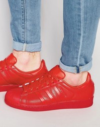 Красные кроссовки Аdidas Originals Superstar Аdicolor S80326 - Красный