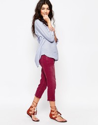 Укороченные винтажные джинсы Free People - Фиолетовый