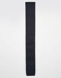 Серый вязаный галстук ASOS - Серый