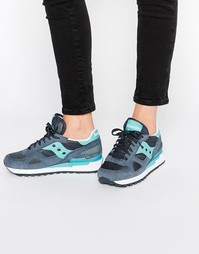 Синевато-серые кроссовки Saucony Shawdow Original - Slate