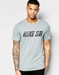 Серая футболка Nike SB Little Dude 789437-003 - Серый