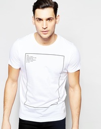 Футболка с принтом Jack &amp; Jones - Белый