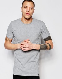 Футболка из пике Only & Sons - Светло-серый меланж