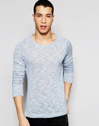 Легкий трикотажный джемпер из крученой нити Selected Homme