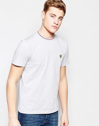 Серая футболка с логотипом Lyle &amp; Scott Ringer - Серый